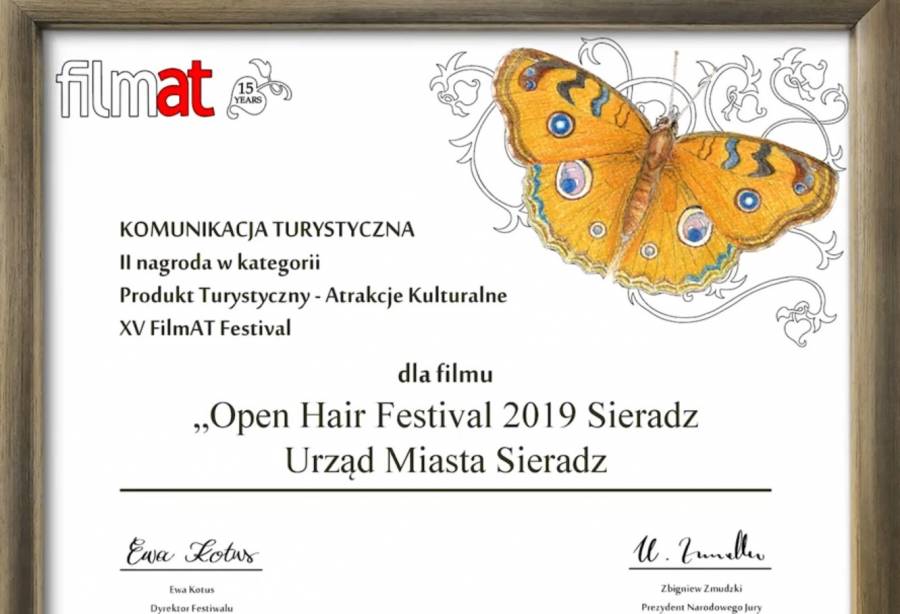 Film o Open Hair Festival 2019 nagrodzony