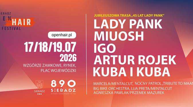 Sieradz Open Hair Festival 2026. Program 